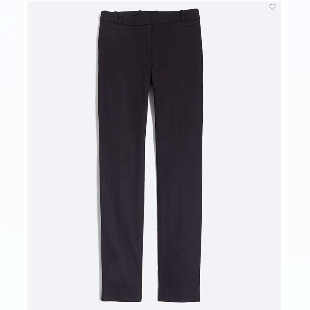 J.Crew Lexie Pant Sz 6 Regular Black Stretch